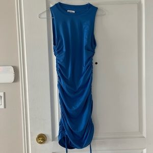 Superdown blue rushed dress